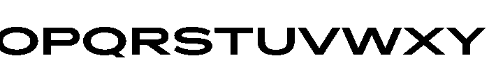 AlaskaVAR UltraExpandedSemiBoldContrast Instance Font UPPERCASE