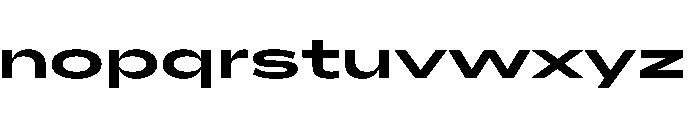 AlaskaVAR UltraExpandedSemiBoldContrast Instance Font LOWERCASE