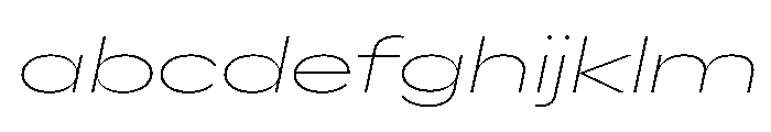 AlaskaVAR UltraExpandedThinItalicContrast Instance FONT