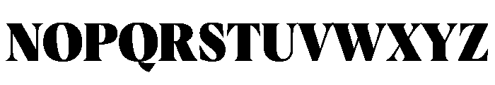 AlbraCondensedFlex Black Instance Font UPPERCASE