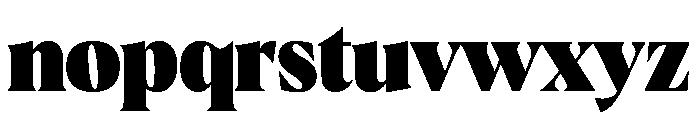 AlbraCondensedFlex Black Instance Font LOWERCASE
