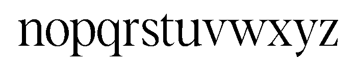 AlbraCondensedFlex Light Instance Font LOWERCASE