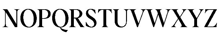 AlbraCondensedFlex Regular Instance Font UPPERCASE