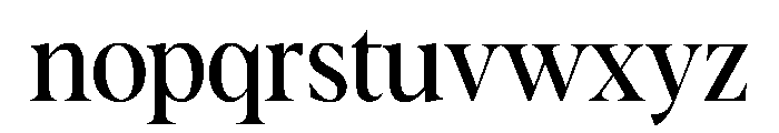 AlbraCondensedFlex Regular Instance Font LOWERCASE