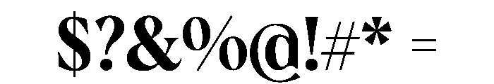 AlbraCondensedFlex Semi Instance Font OTHER CHARS