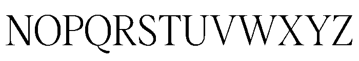 AlbraCondensedFlex Thin Instance Font UPPERCASE