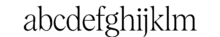 AlbraCondensedFlex Thin Instance FONT