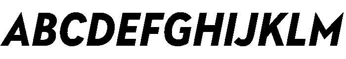 AlbulaCdPro XBdOblique Font UPPERCASE