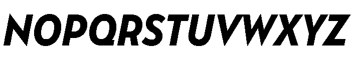AlbulaCdPro XBdOblique Font UPPERCASE