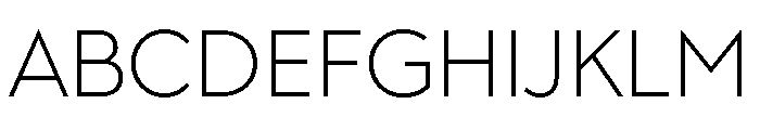 AlbulaPro Light Font UPPERCASE