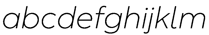 AlbulaPro LightOblique FONT