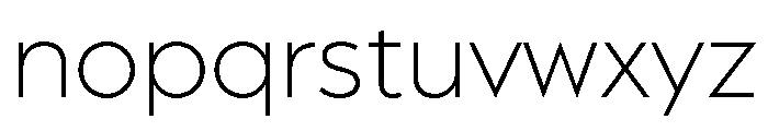 AlbulaPro Light Font LOWERCASE