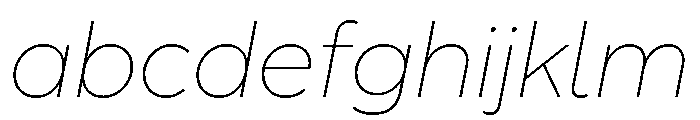 AlbulaPro ThinOblique FONT