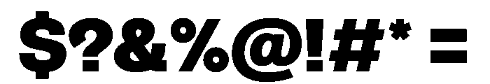 AlbumSans Black Font OTHER CHARS
