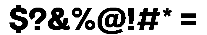 AlbumSans Bold Font OTHER CHARS