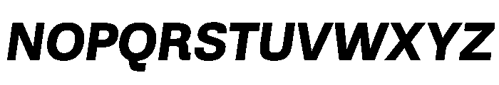 AlbumSans BoldItalic Font UPPERCASE