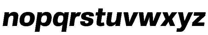 AlbumSans BoldItalic Font LOWERCASE