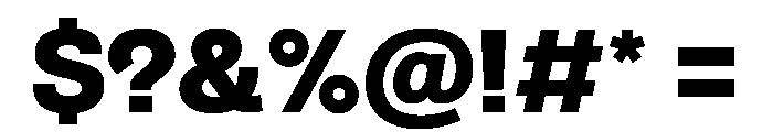 AlbumSans ExtraBold Font OTHER CHARS