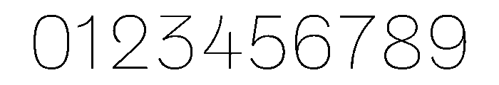 AlbumSans ExtraLight Font OTHER CHARS