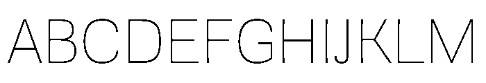 AlbumSans ExtraLight Font UPPERCASE