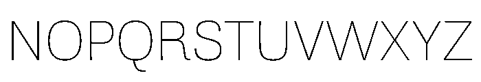 AlbumSans ExtraLight Font UPPERCASE