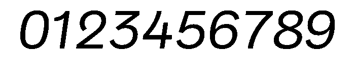 AlbumSans Italic Font OTHER CHARS