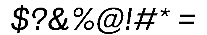 AlbumSans Italic Font OTHER CHARS