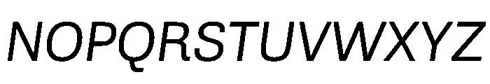 AlbumSans Italic Font UPPERCASE