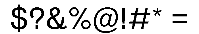 AlbumSans Regular Font OTHER CHARS