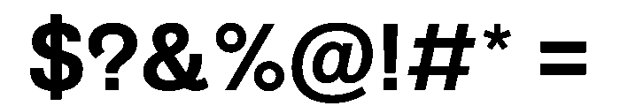 AlbumSans SemiBold Font OTHER CHARS