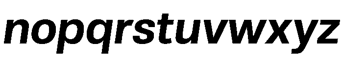 AlbumSans SemiBoldItalic Font LOWERCASE