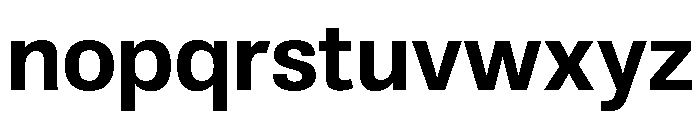AlbumSans SemiBold Font LOWERCASE