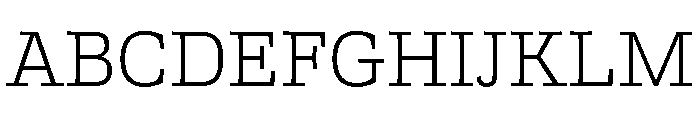 AlbumSlab Light Font UPPERCASE