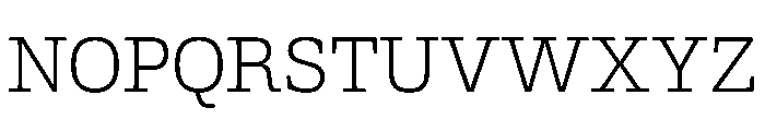 AlbumSlab Light Font UPPERCASE