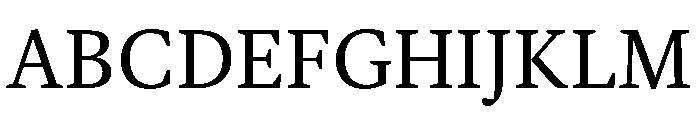 Alcala Roman Font UPPERCASE