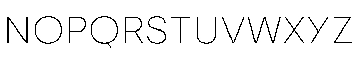 Alcyone ExtraLight Font UPPERCASE
