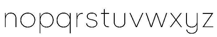 Alcyone ExtraLight Font LOWERCASE