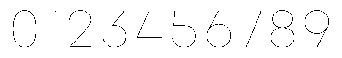 Alcyone Thin Font OTHER CHARS