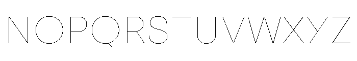 Alcyone Thin Font UPPERCASE