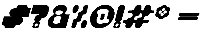 Alexandro Italic Font OTHER CHARS