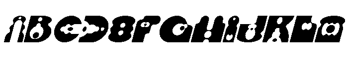 Alexandro Italic Font UPPERCASE
