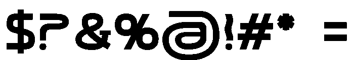 Alezio V0.5 Bold Font OTHER CHARS
