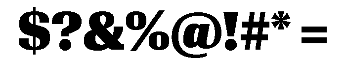 Algebra Black Font OTHER CHARS