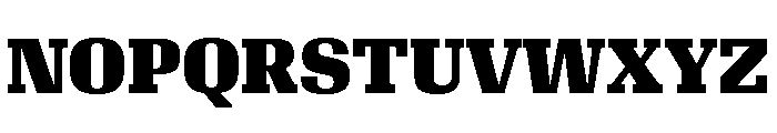 Algebra Black Font UPPERCASE