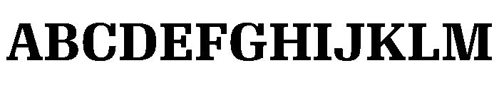 Algebra Bold Font UPPERCASE