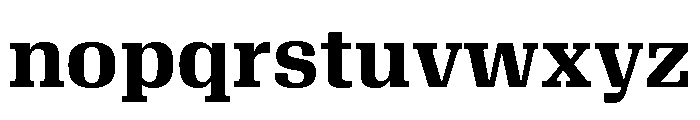 Algebra Bold Font LOWERCASE