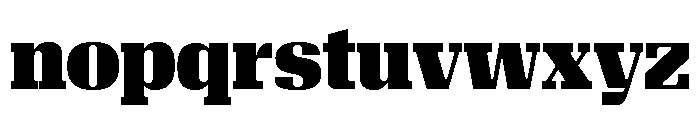 Algebra Display Black Font LOWERCASE