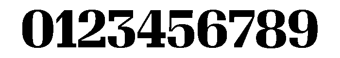 Algebra Display Bold Font OTHER CHARS