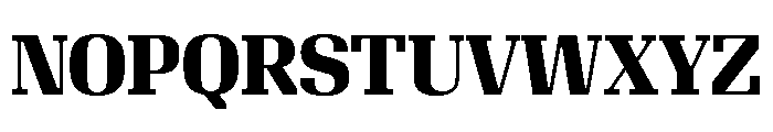 Algebra Display Bold Font UPPERCASE