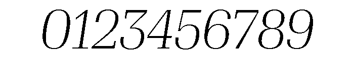 Algebra Display Light Italic Font OTHER CHARS